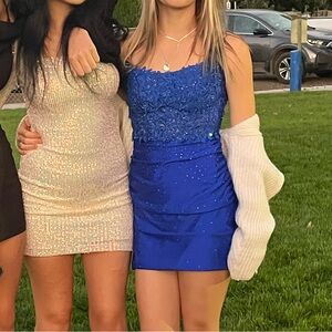 Royal blue Homecoming dress